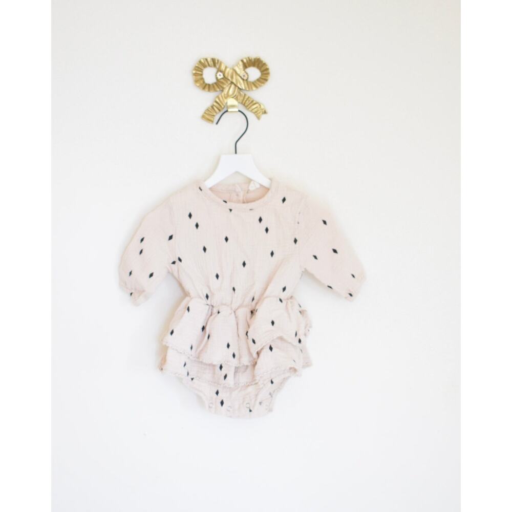 Quincy Mae Diamond Dress / 6-12 months